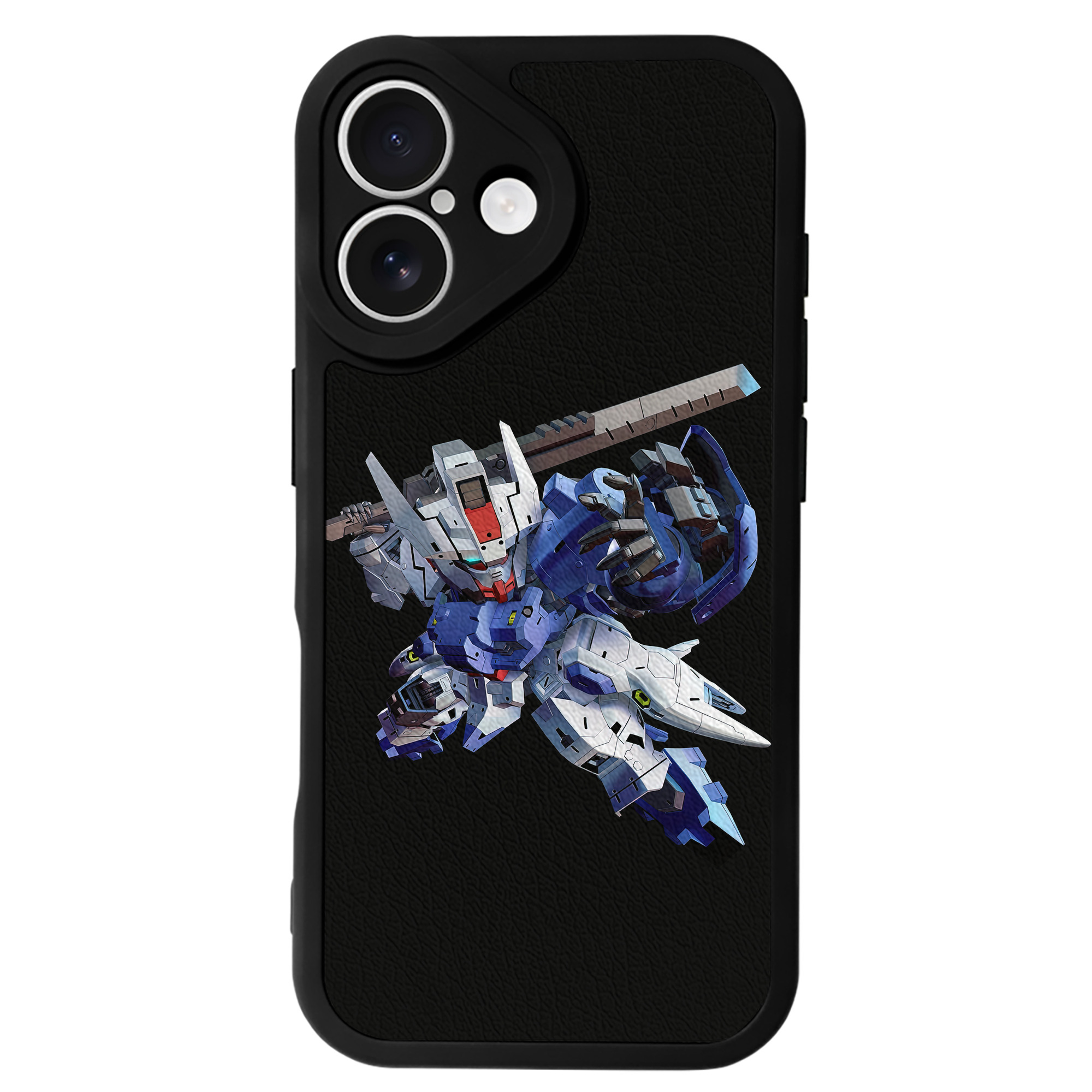 （画像用） 機動戦士ガンダム Mobile Suit Gundam 【iPhone 16シリーズ対応】シリコンスマホケース（レザー調） 材質：シリコン